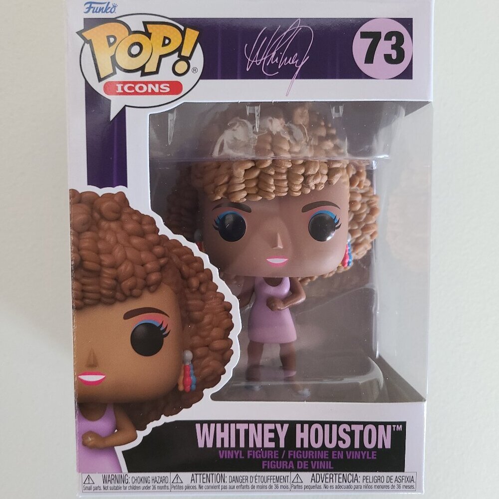 Whitney Houston Funko Pop Rocks 73 Collectible Vinyl Figurine